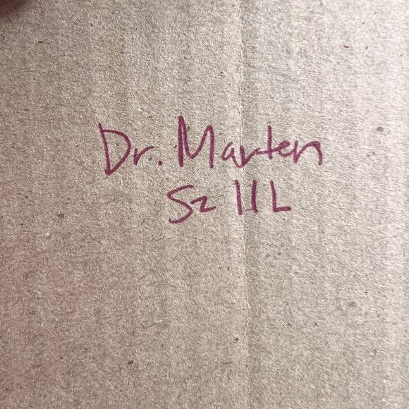 Dr Martens 1460 Pascal Max Platform Leather Combat Boots Black Women 11 NWOB - Picture 11 of 11